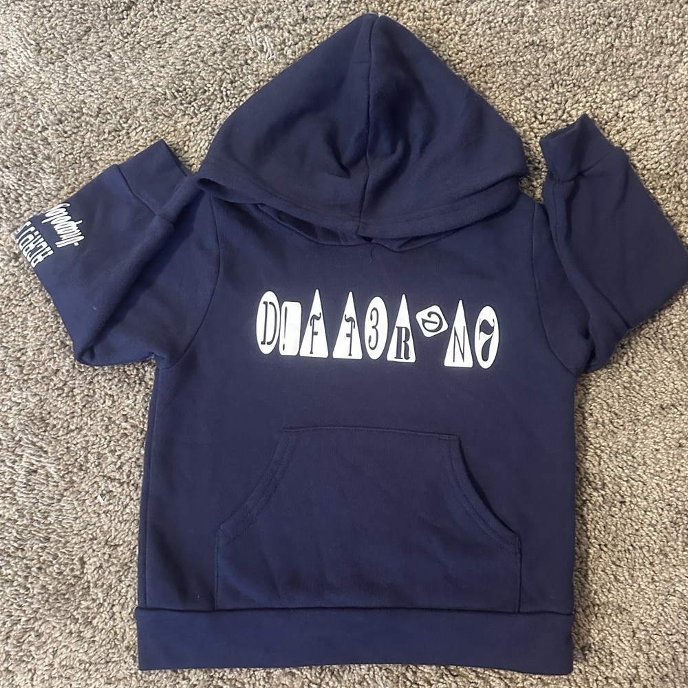 Navy Blue Kids Hoodie